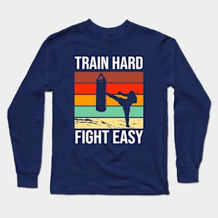 Boxing Train Hard Long Sleeve T-Shirt